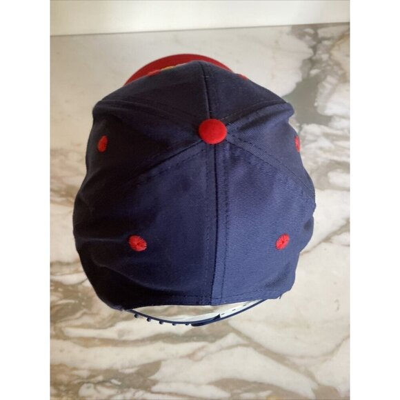 Blue Red Houston Space Center Hat Cap Adjustable Vintage 1990's - Picture 4 of 7